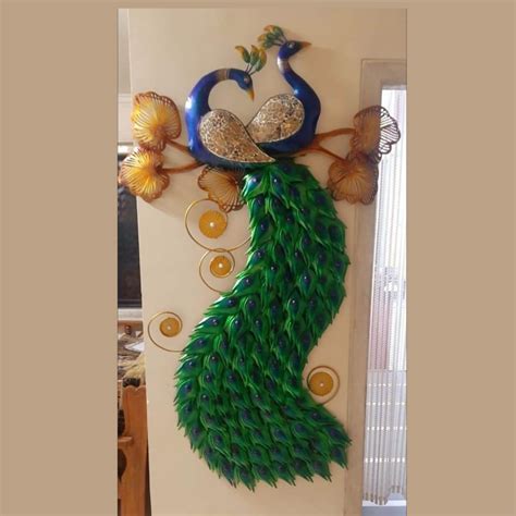 Buy Beautiful Peacock Design Wall Art Online at woodentwist – WoodenTwist