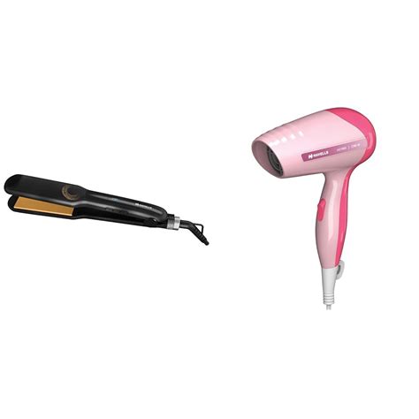 Havells HS4122 Keratin Wide Plate Hair Straightener with Digital ...