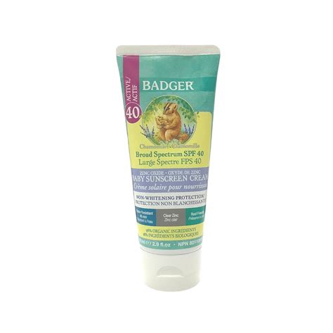 Badger Baby Sunscreen SPF40 (87ml) – Lifestyle Markets
