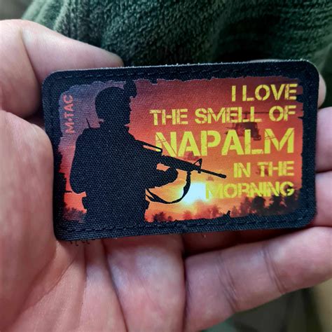 patch Smell of Napalm Black