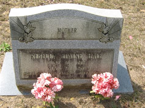 Rebecca Elaine Webb Hale (1939-1987) - monumento Find a Grave