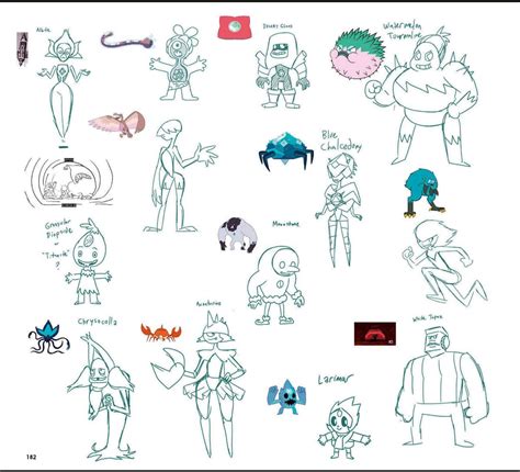 Steven Universe uncorrupted gems concept art | Steven universe art book ...