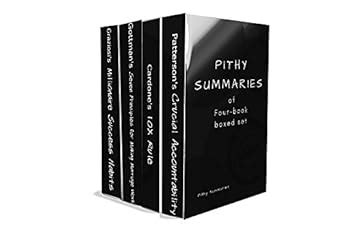 Boxed Set of 4 Summaries including millionaire success habits, 10X Rule ...