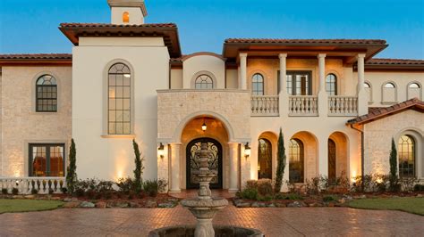 Classical Spanish Villa Mediterranean House Exterior Stock 26,186