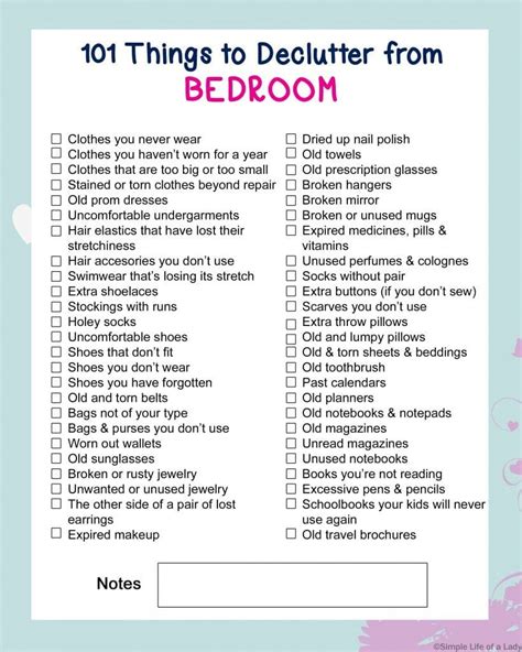 Declutter Home Checklist 的图像结果