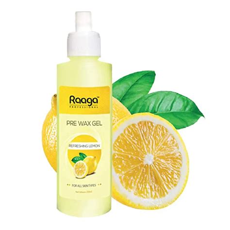 Buy Raaga Professional Lemon Pre Wax Gel, 250ml - Smooth Skin Online ...