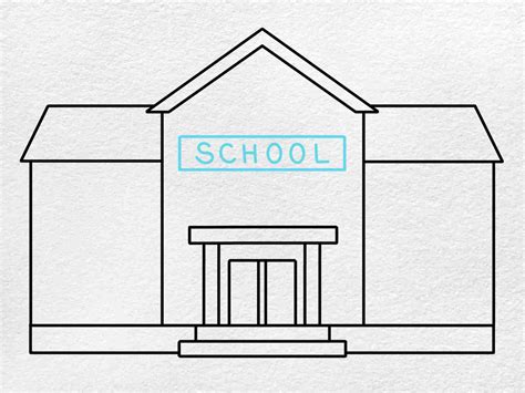 How To Draw School
