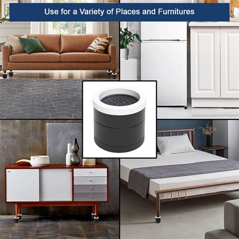 Taikcsut 4 Pack Round Furniture Risers Heavy Duty Bed Risers India | Ubuy