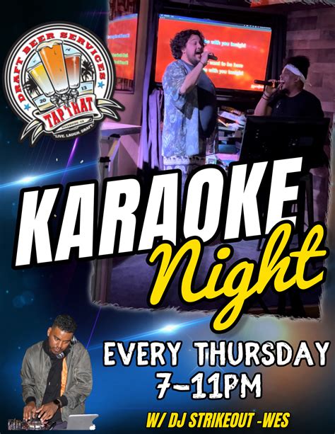 Tap That » Karaoke Thursdays!- Every Thursday
