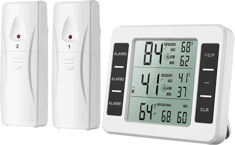 New Version AMIR Refrigerator Thermometer, Wireless India | Ubuy