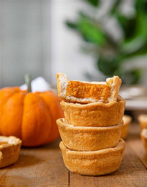Mini Pumpkin Pie Recipe (Done in 30 minutes!) - Dinner, then Dessert