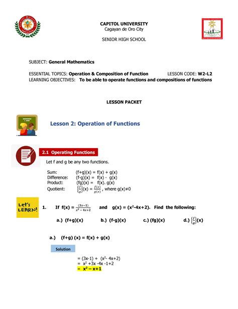Image result for 11 General Mathematics Week 2 Module 8