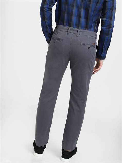 Buy Grey Mid Rise Pants for Men