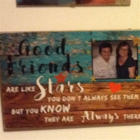 Personalised Best Friend Gift, Good Friends Like Stars, Friendship ...