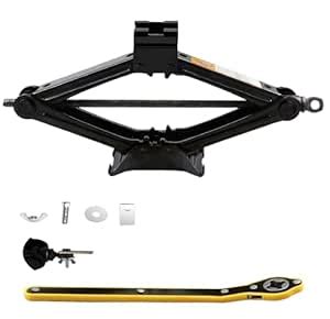 AMiRiTE AMR003 Scissor Car Jack with The Saving Strength Ratcheting ...
