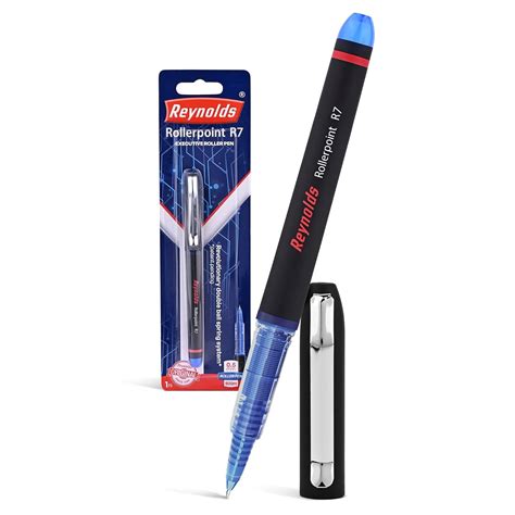 Reynolds R7 RollerBall Pen SET - 1 PEN BLUE | Roller PEN WITH ...