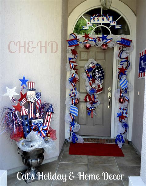 Patriotic Door Decor | 4th of july decorations, Patriotic door decor ...