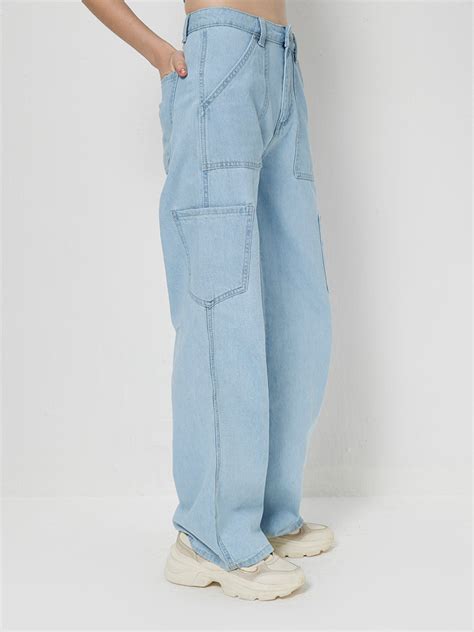 CSY Light blue cargo jeans