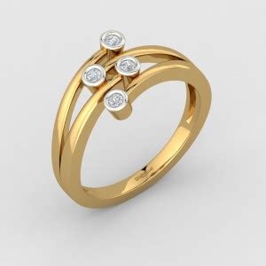 ShipJewel Tangled In Ring 18kt Diamond Yellow Gold ring Price in India ...