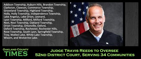 Judge Travis Reeds to Oversee 52nd District Court, Serving 34 ...