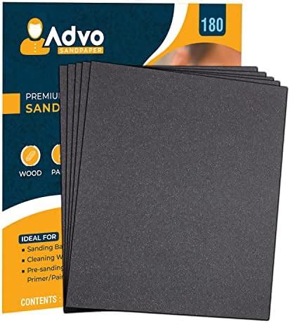 ITZU 180-Grit Abrasive Emery Paper Sanding Sheets for Wet & Dry Primer ...