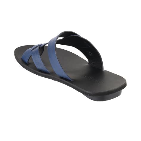 Blue Milled leather Slip-on for Men | Buy Stylish Slip ons for Men ...