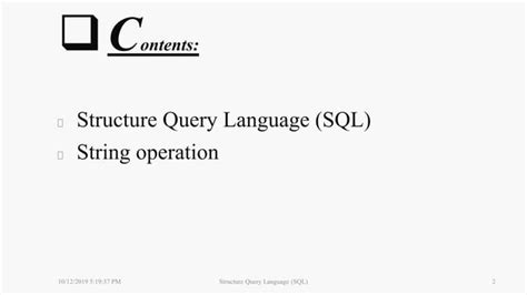 Image result for SQL Query Structure