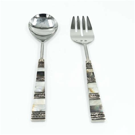 Buy Spoons | Idayat Treasure Silver Salad Server (Set of 2) | Shop at ...