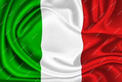Premium Vector | Vector mexico italy flag realistic silk drape