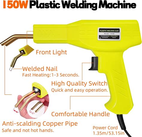 Buy BIBOKLTIY Plastic Welder Plastic Welding Kit 150W 2 In 1 Hot ...