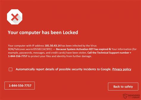 Image result for Windows Locked Scam