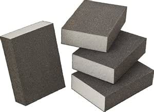 Four-Sided Foam Sanding Sponge 180 Grit Set of 4 : Amazon.in: Home ...