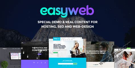 EasyWeb v2.2.1 - Wordpress 主机 SEO 设计类主题 » 顶点网 - PHP源码、WP主题、WP插件