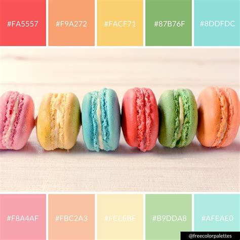Macaroons Color Palette Inspiration