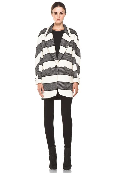 Rag & Bone Egg Coat in Black | FWRD