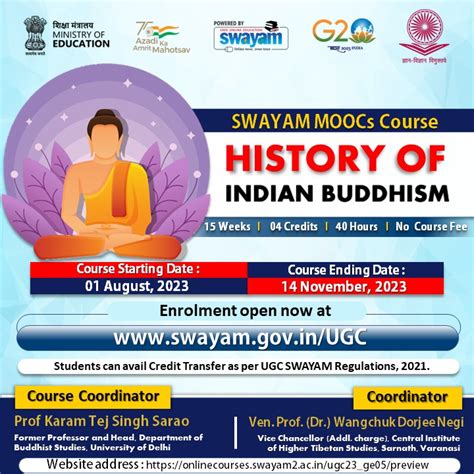 History of Indian Buddhism - Course