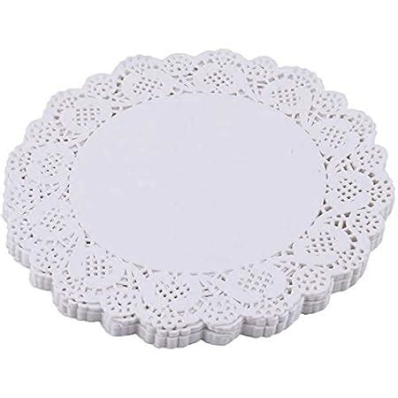 Buy APSAMBR®-100 PCS 10.5 INCH Paper Lace Doilies Cake Decoration Liner ...