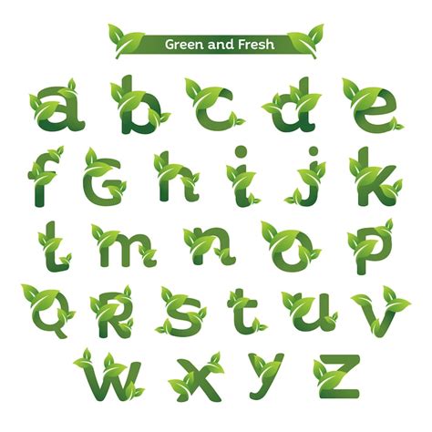 Green alphabet Images - Free Download on Freepik