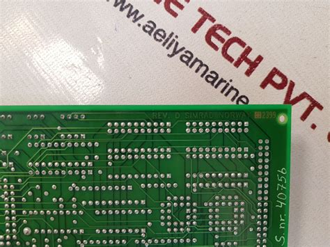 Kongsberg simrad rev. d 381-083550 microcon pcb card – Aeliya Marine Tech