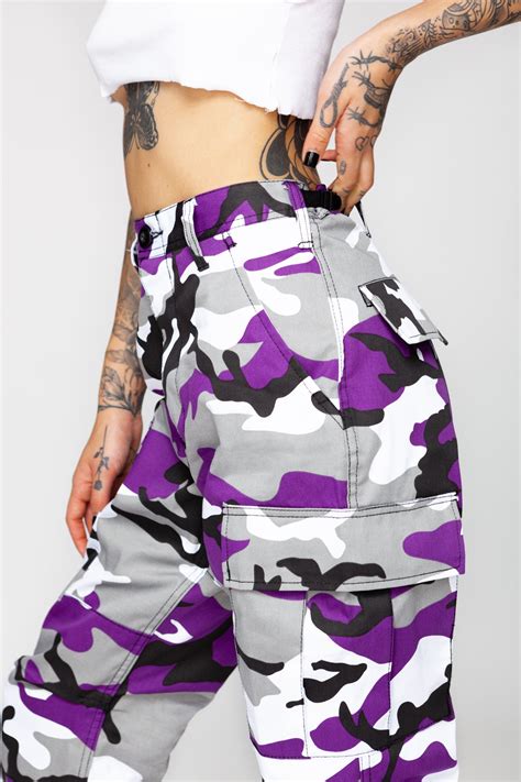 Purple Swag Camo Cargo Pants – Goodbye Bread