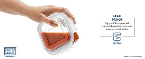 Buy Borosil Klip n Store Lunchbox with Bag | 3pc Square Container Set ...