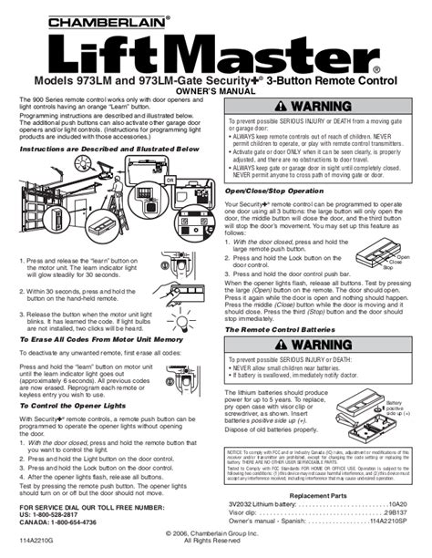 Lift Master User Manual 的图像结果