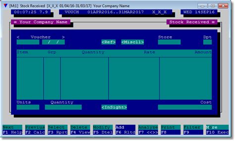 Receipt of Inventory