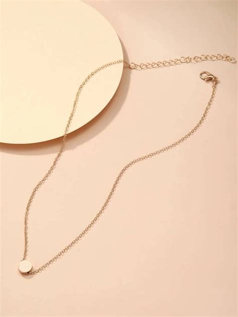 MINIMAL ROUND NECKLACE – Jewelsmars