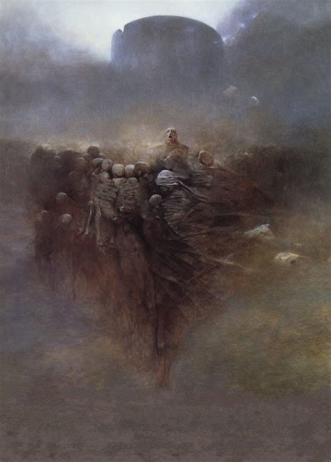 Buy ZDZISLAW BEKSINSKI Futurism Surrealistic Baroque Gothic Art 250gsm ...