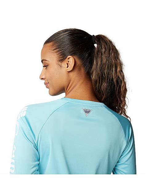 Buy Columbia Womens Blue Omni-Shade Tidal II Long Sleeve Tshirt Online ...