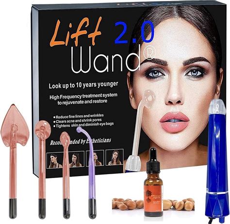 Buy Lift Care Lift Wand 2.0 High Frequency Machine w Nose Attachment ...