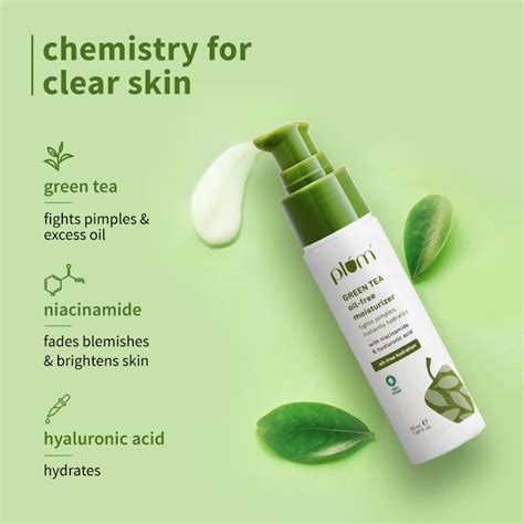Buy Plum Green Tea Oil-Free Moisturizer With Niacinamide For Oily, Acne ...