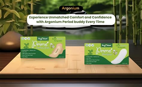 Buy Argonium Prime Biodegradable Bamboo Sanitary Pads - (Pack Of 2*20 ...