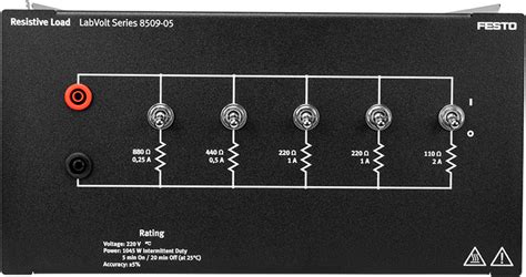 LabVolt Series by Festo Didactic - Resistive Load, 2 kW (8509-05)